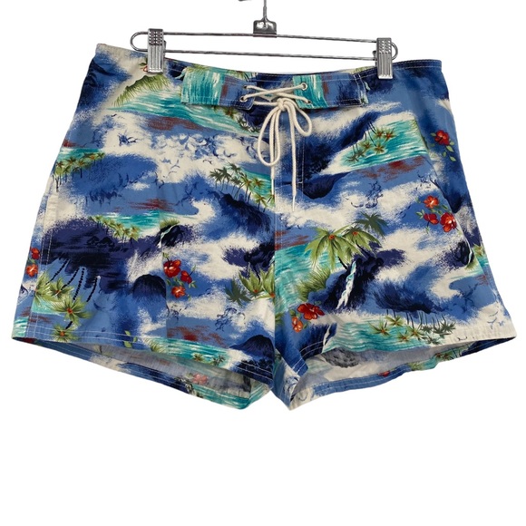 Vintage Swim Meet Me In Maui Vintage Hawaiian Boardshorts 1 Poshmark